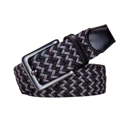 Black & Grey Stretch Belt